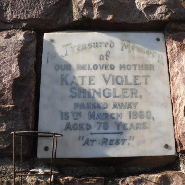 SHINGLER Kate Violet -1960