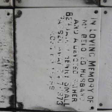 SMALL Benjamin Henry -1973