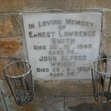 SMITH Ernest Lawrence -1949 :: WRIGHT John Alfred -1963 