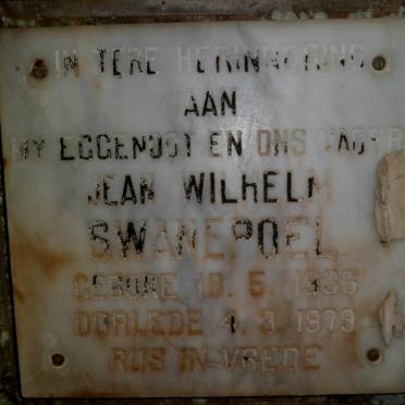 SWANEPOEL Jean Wilhelm 1936-1979