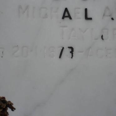 TAYLOR Michael Allan -1973