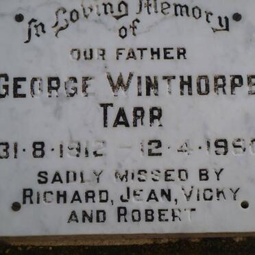 TARR George Winthorpe 1912-1990