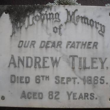 TILEY Andrew -1965