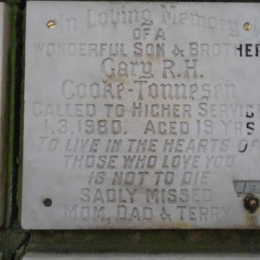 TONNESEN Gary R.H., Cooke -1980