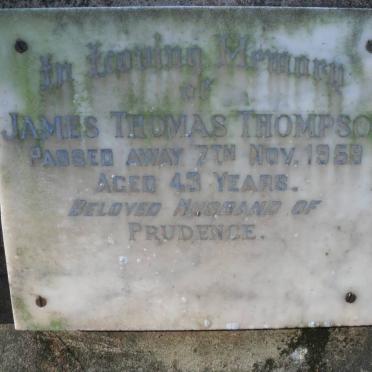 THOMPSON James Thomas -1959