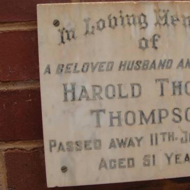 THOMPSON Harold Thomas -1970