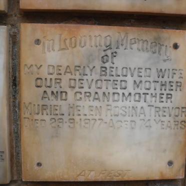 TREVOR Muriel Helen Rosina -1977