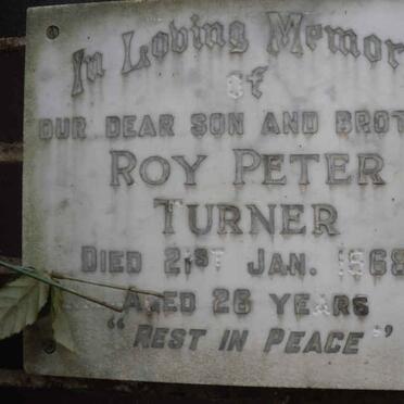 TURNER Roy Peter -1968