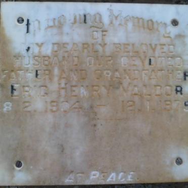 VALDOR Eric Henry 1904-1979