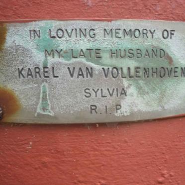 VOLLENHOVEN Karel, van 1931-1968 &amp; CAMPBELL Sylvia Vera formerly VAN VOLLENHOVEN 1928-1976
