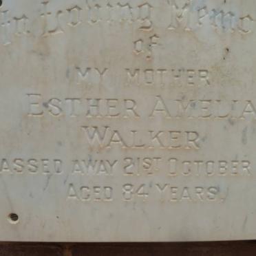 WALKER Esther Amelia -1971