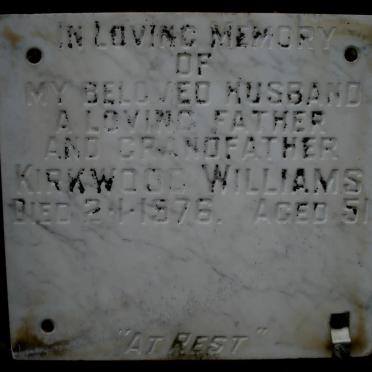 WILLIAMS Kirkwood -1976