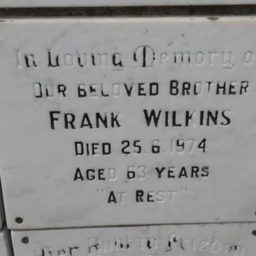 WILKINS Frank -1974
