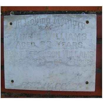 WILLIAMS Alice Ferguson 1907-1982