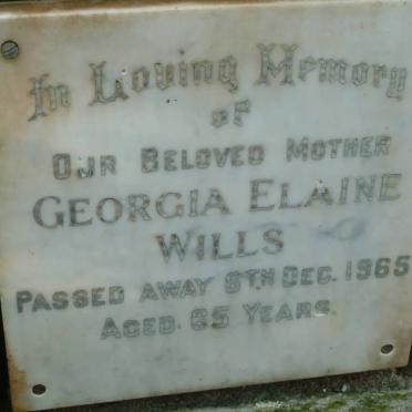 WILLS Georgia Elaine -1965