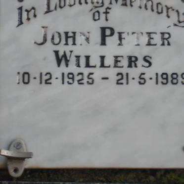 WILLERS John Peter 1925-1989