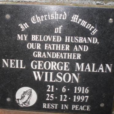 WILSON Neil George Malan 1916-1997