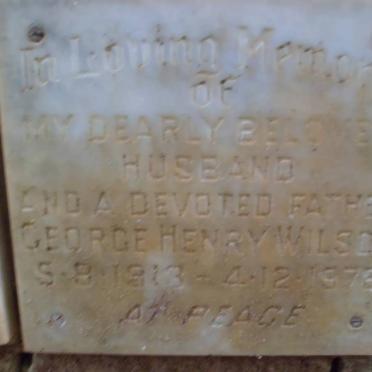 WILSON George Henry 1913-1978