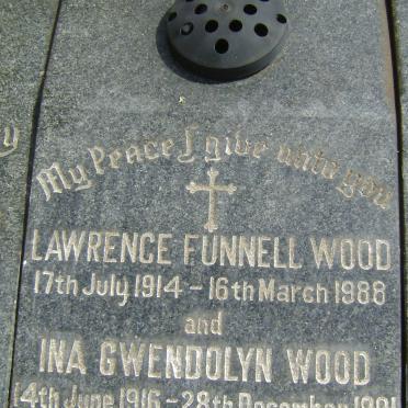 WOOD Lawrence Funnell 1914-1988 &amp; Ina Gwendolyn 1916-1991