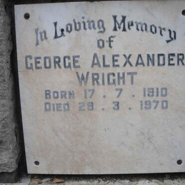 WRIGHT George Alexander 1910-1970