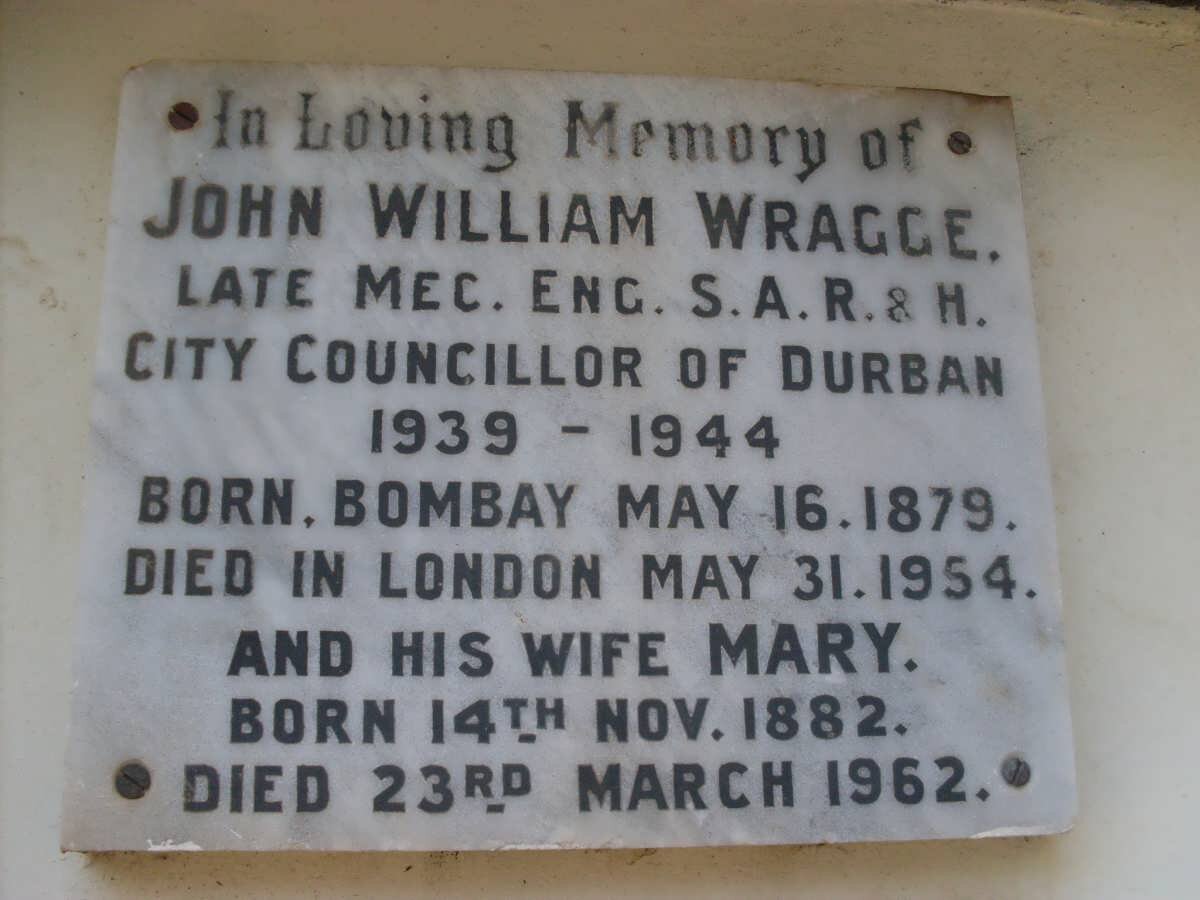 WRAGGE John William 1879-1954 &amp; Mary 1882-1962