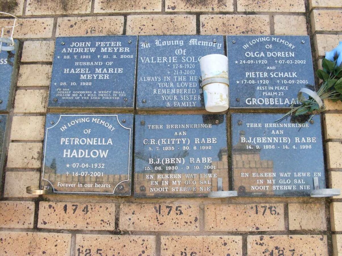 HADLOW :: MEYER :: RABE :: SOLO?