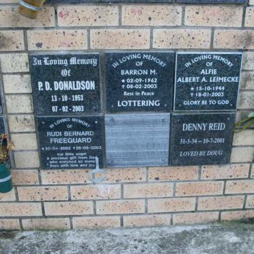 DONALDSON :: LOTTERING :: LEIMECKE :: FREEGUARD :: REID