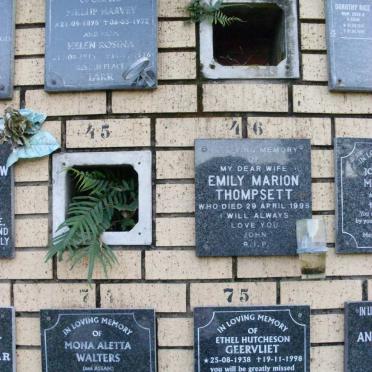 GEERVLIET :: TARR :: THOMPSETT :: WALTERS