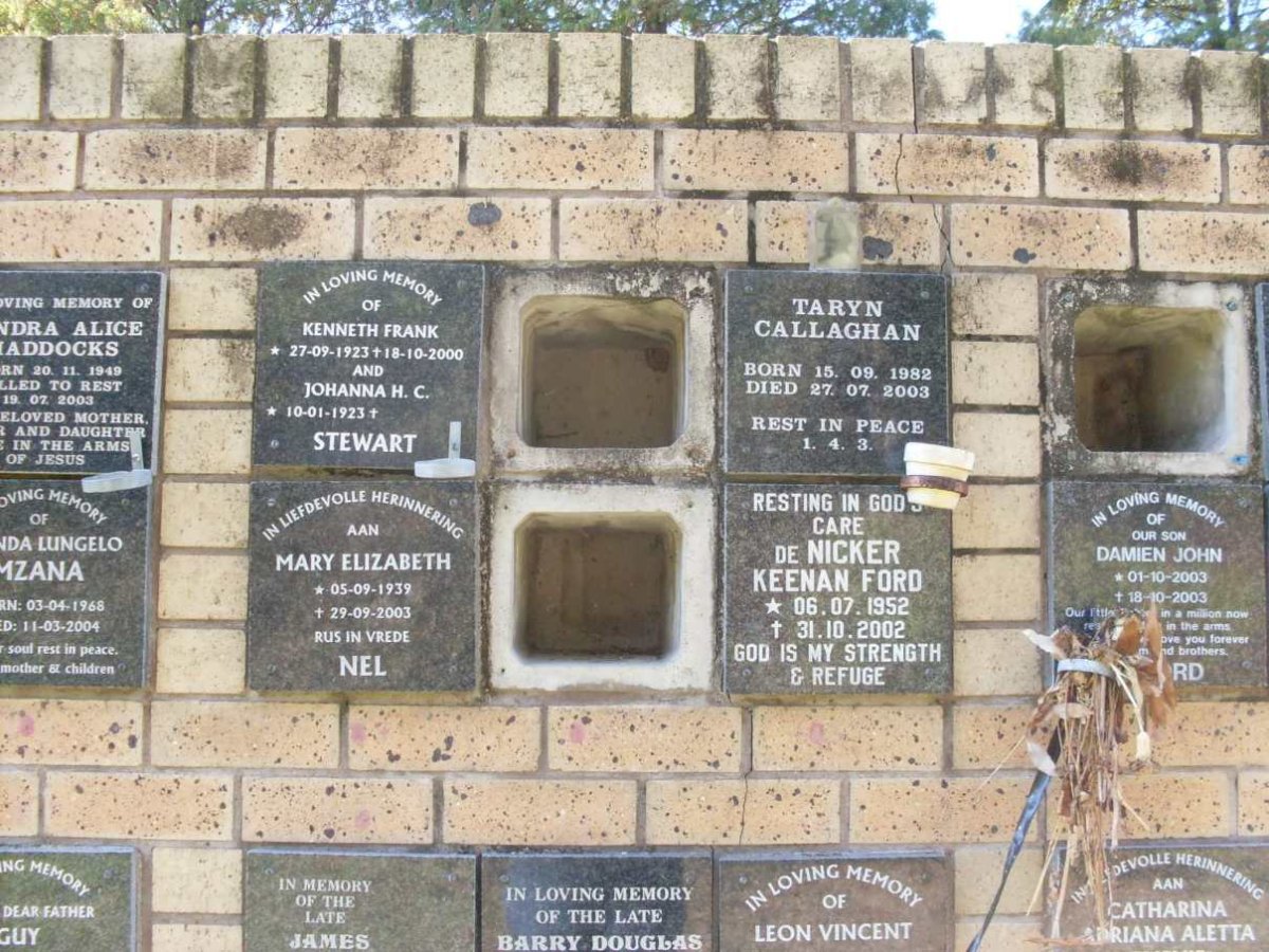 CALLAGHAN :: NEL :: DE NICKER ::STEWART