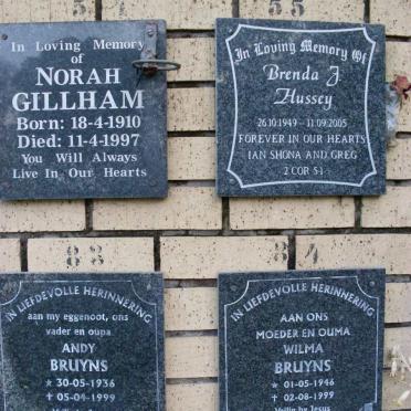 BRUYNS :: GILLHAM :: HUSSEY