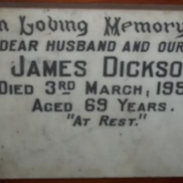 DICKSON James -1955