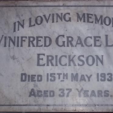 ERICKSON Winifred Grace Louise -1936