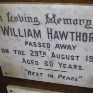 HAWTHORN William -1942