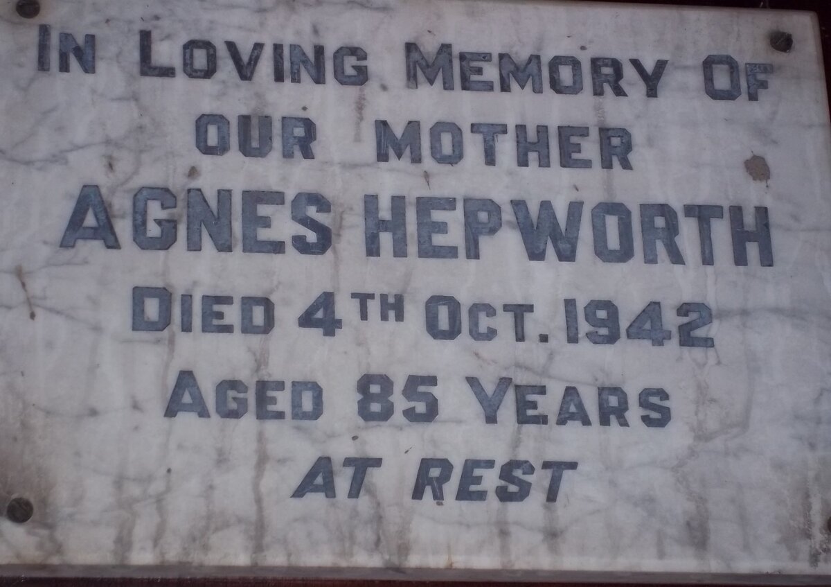 HEPWORTH  Agnes -1942