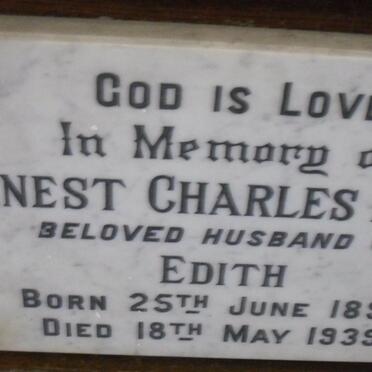 LEACH Ernest Charles 1899-1939