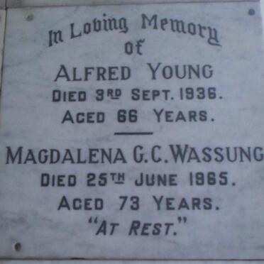 YOUNG Alfred -1936 :: WASSUNG Magdalena G. C. -1965
