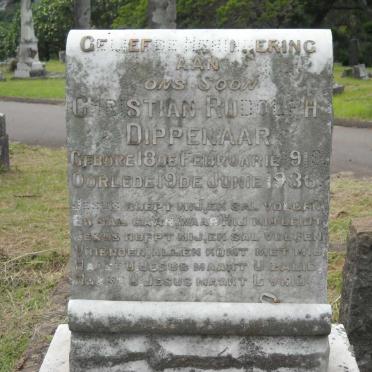 DIPPENAAR Christian Rudolph 1919-1936