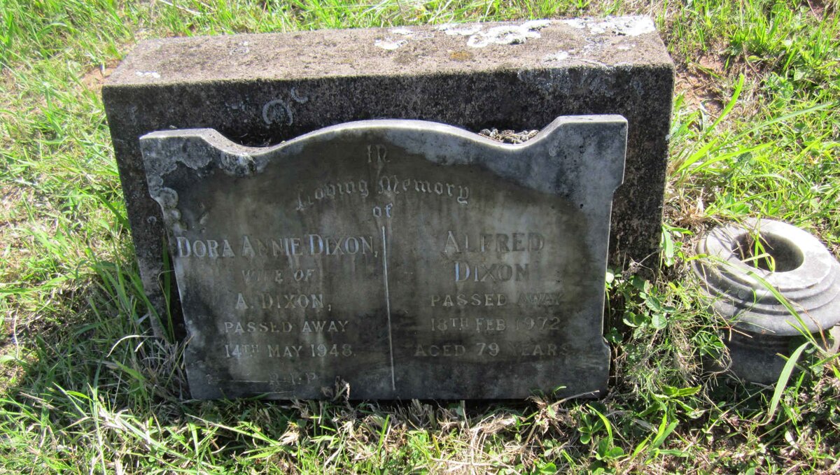 DIXON Alfred -1972 &amp; Nora Annie -1948