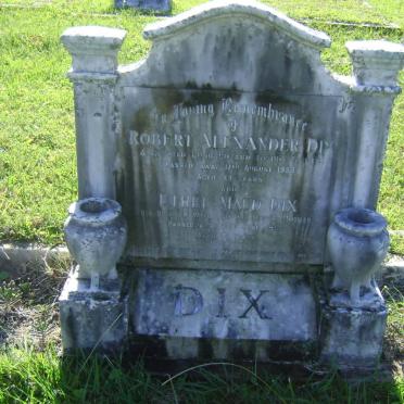 DIX Robert Alexander -1953 &amp; Ethel Maud -1955