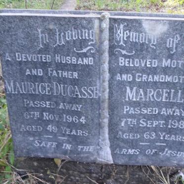 DUCASSE Maurice -1964 &amp; Marcelle -1981