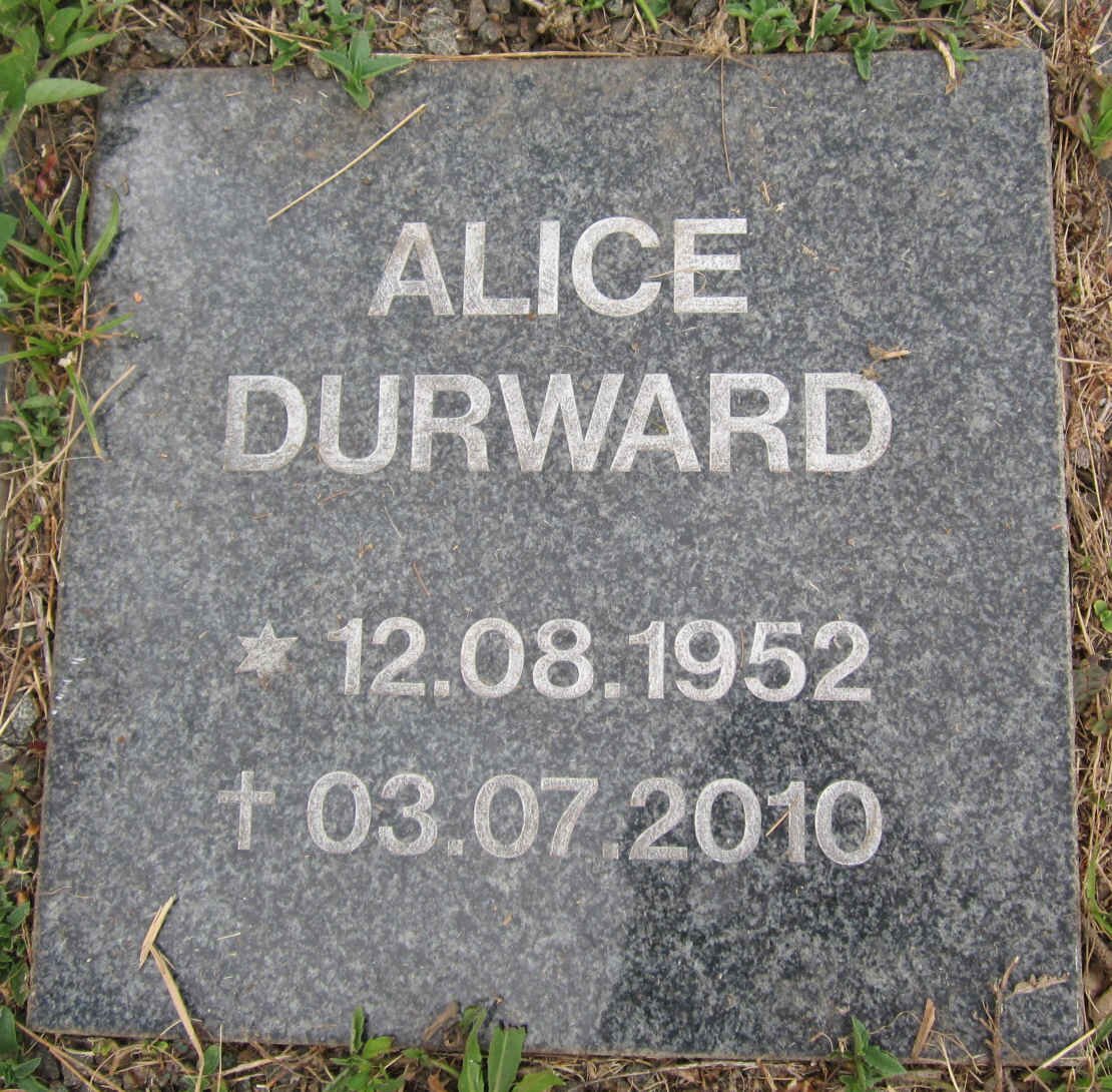 DURWARD Alice 1952-2010