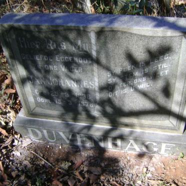 DUVENHAGE Jan Johannes 1936-1976