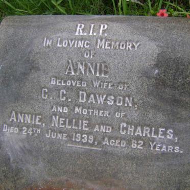 DAWSON Annie -1939