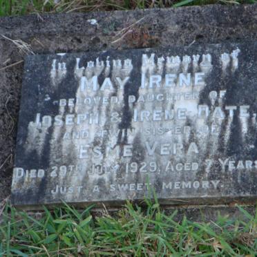 DATE May Irene -1929