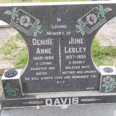 DAVIS June Lesley 1937-1995 :: DAVIS Denise Anne 1959-1966
