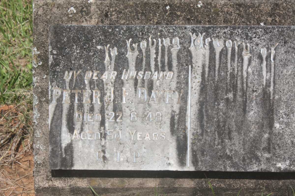 DAVEY Peter J.F. -1948