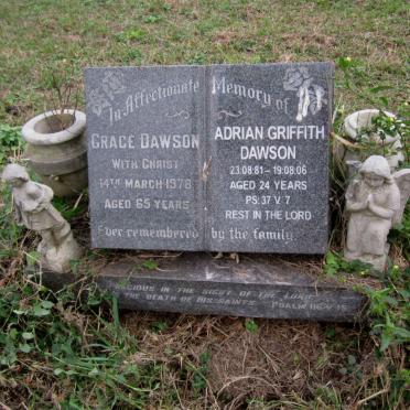 DAWSON Grace -1978 :: DAWSON Adrian Griffith 1981-2006
