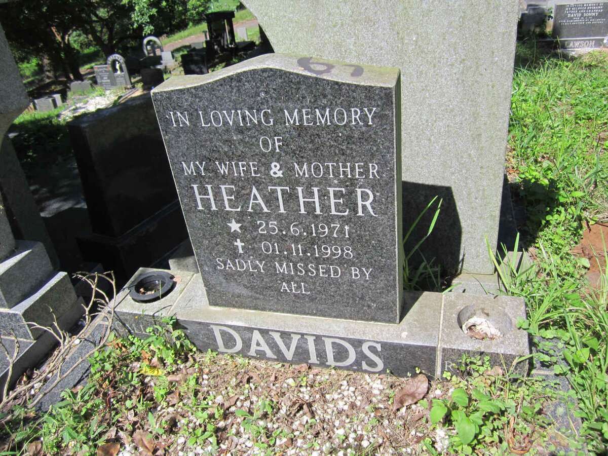 DAVIDS Heather 1971-1998