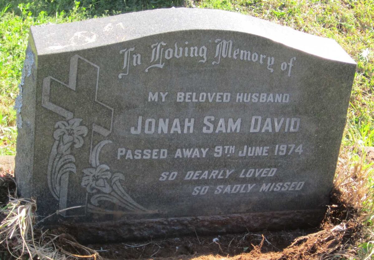 DAVID Jonah Sam -1974