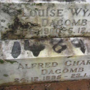 DACOMB Alfred Charles 1895-1958 &amp; Louise Wyatt 1900-1957